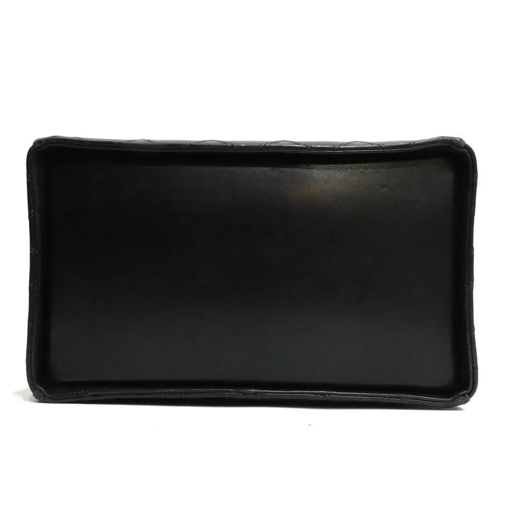 Chanel Vanity Bicolor Shoulder Bag Black